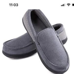 NWT ULTRAIDEAS MOCCASINS SLIPPERS MEMORY FOAM SIZE 11‎